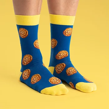 Socks Round Cinnamon Bun Lux 41-46
