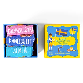Socks Fika Gift Box 3-pack 36-40