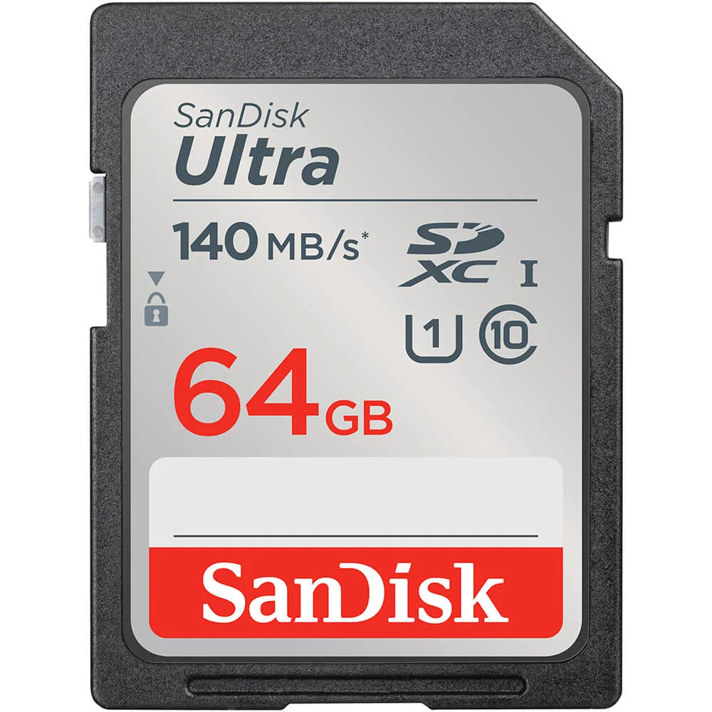 Sandisk SDXC Ultra 64GB 140MB/s