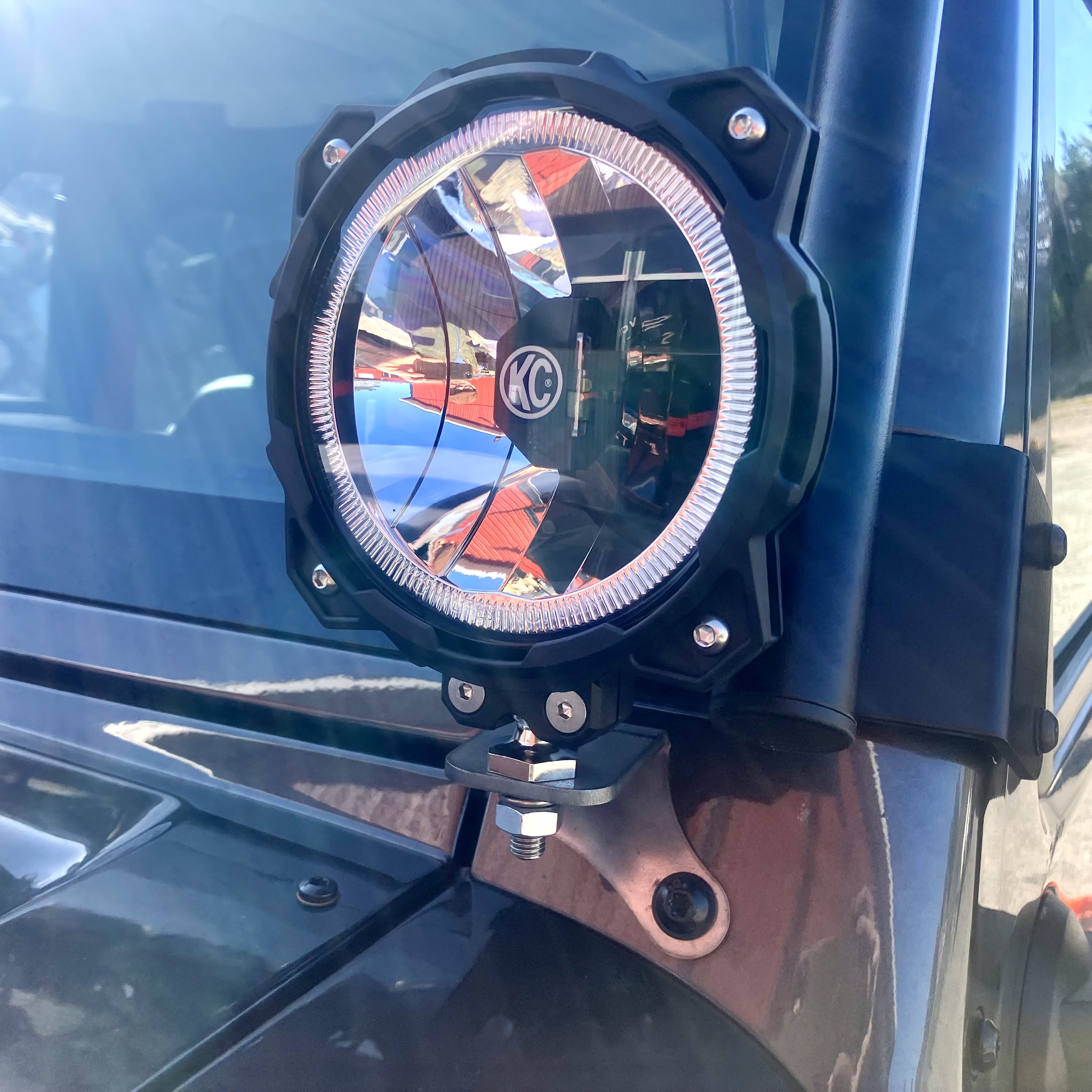 Falken Fabrication A-Pillar Lights Bracket - JK & JKU - 2