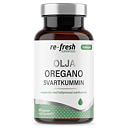Oregano och svartkumminolja Re-fresh Superfood 90 kapslar