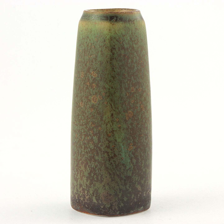 Carl-Harry Stålhane (1950s) Green Miniature Vase 7 cm (#11)