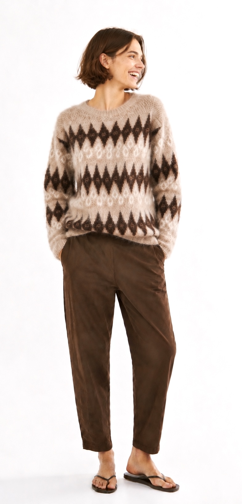 Baba pullover - camel - 3