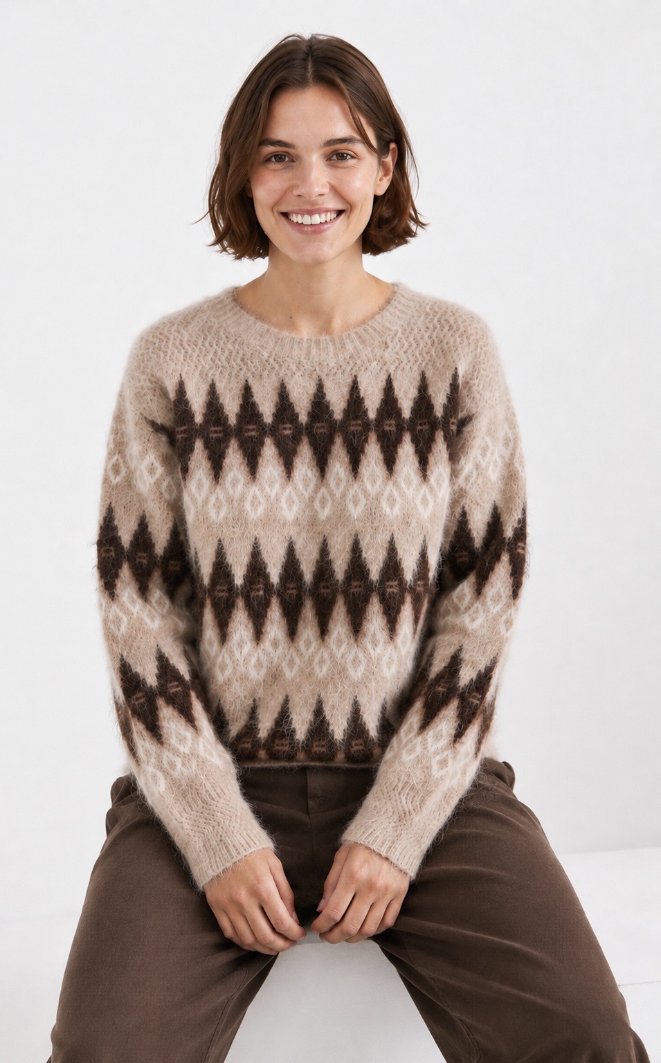Baba pullover - camel - 2