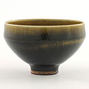 Berndt Friberg (1964) Unique Brown/Yellow Bowl 6 cm