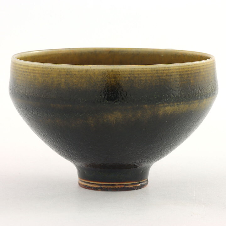 Berndt Friberg (1964) Unique Brown/Yellow Bowl 6 cm
