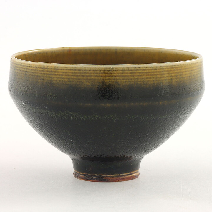 ベルント・フリーベリ 一点もの！ブラウン/イエロー色の器 Bowl（6cm)  1964年1964