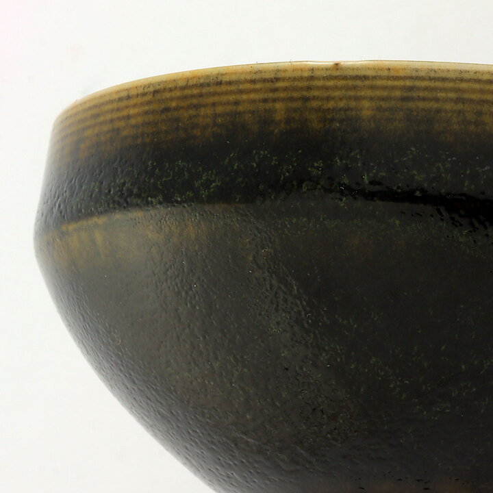 ベルント・フリーベリ 一点もの！ブラウン/イエロー色の器 Bowl（6cm)  1964年1964