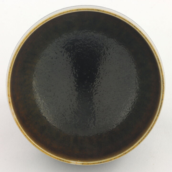 Berndt Friberg (1964) Unique Brown/Yellow Bowl 6 cm