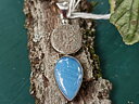 Bergslag slag and coins, pendant, 925 sterling silver