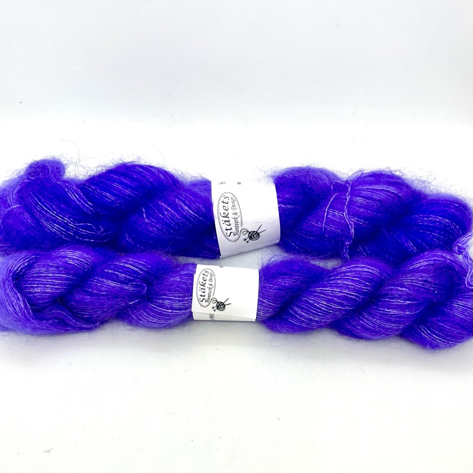 Handfärgad Kidsilk  lila