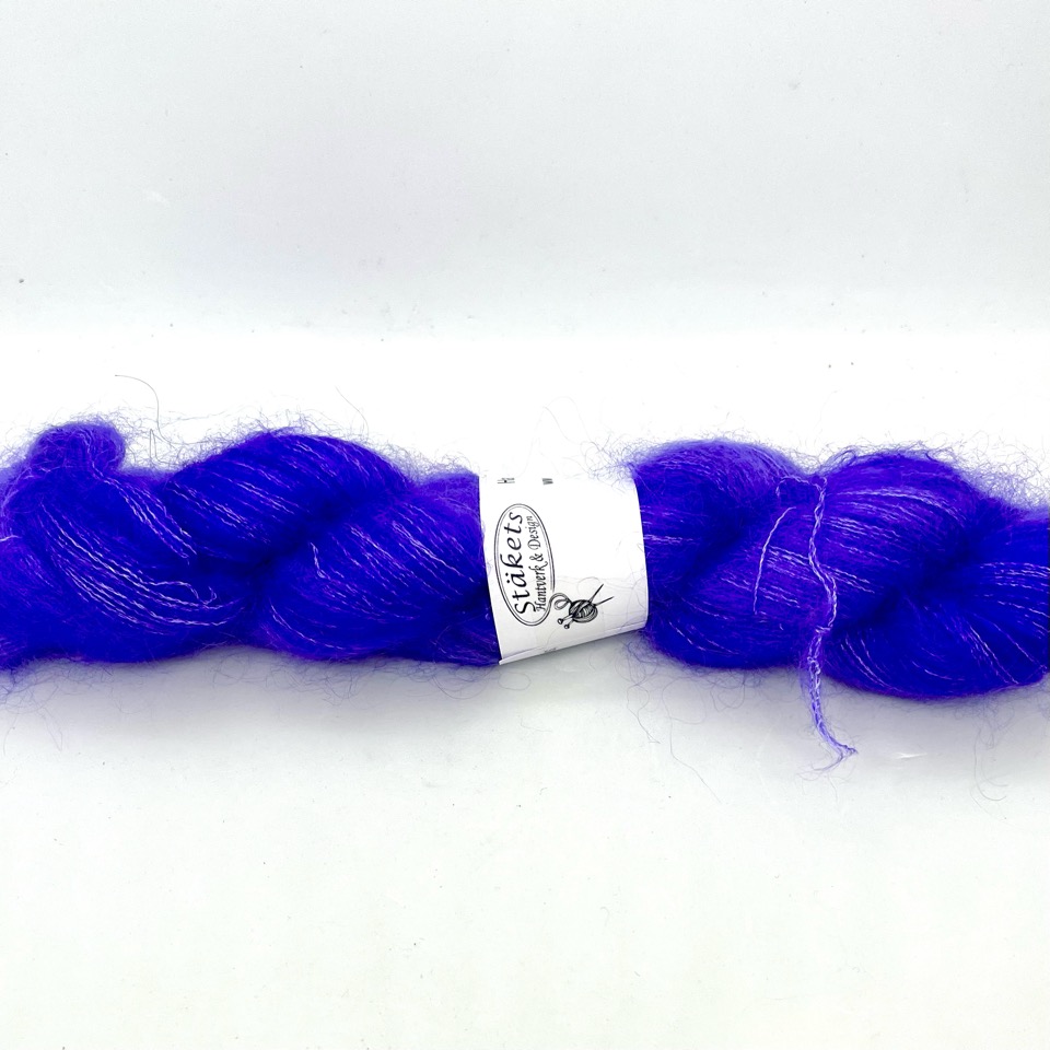 Handfärgad Kidsilk  lila - 2