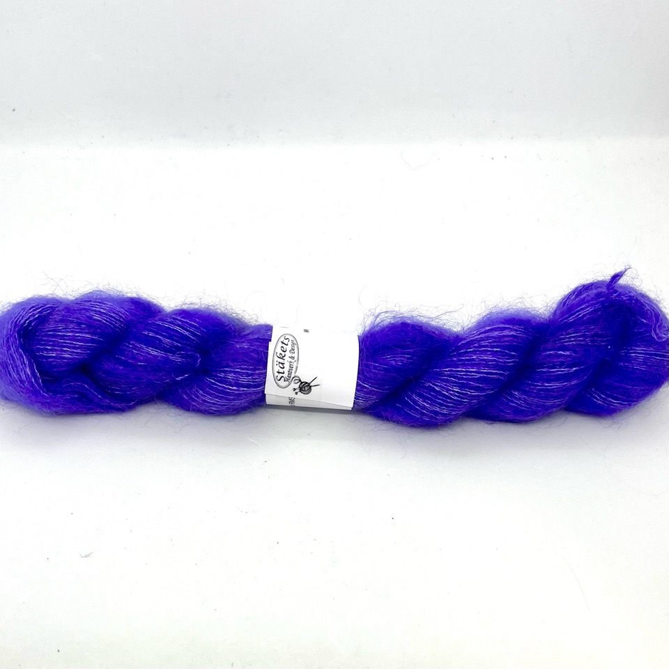 Handfärgad Kidsilk  lila - 3