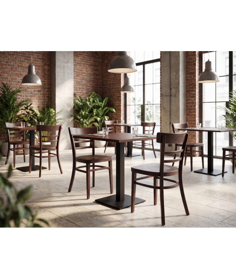 Restaurangstol i bokträ Epic - 2