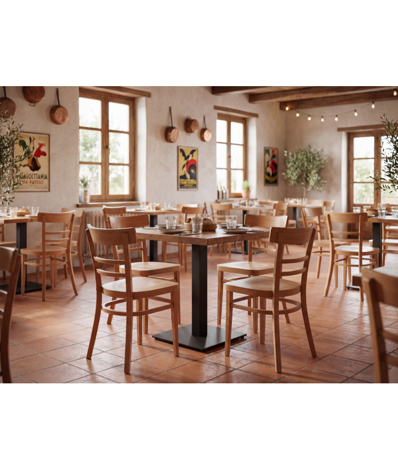 Restaurangstol i bokträ Epic - 3