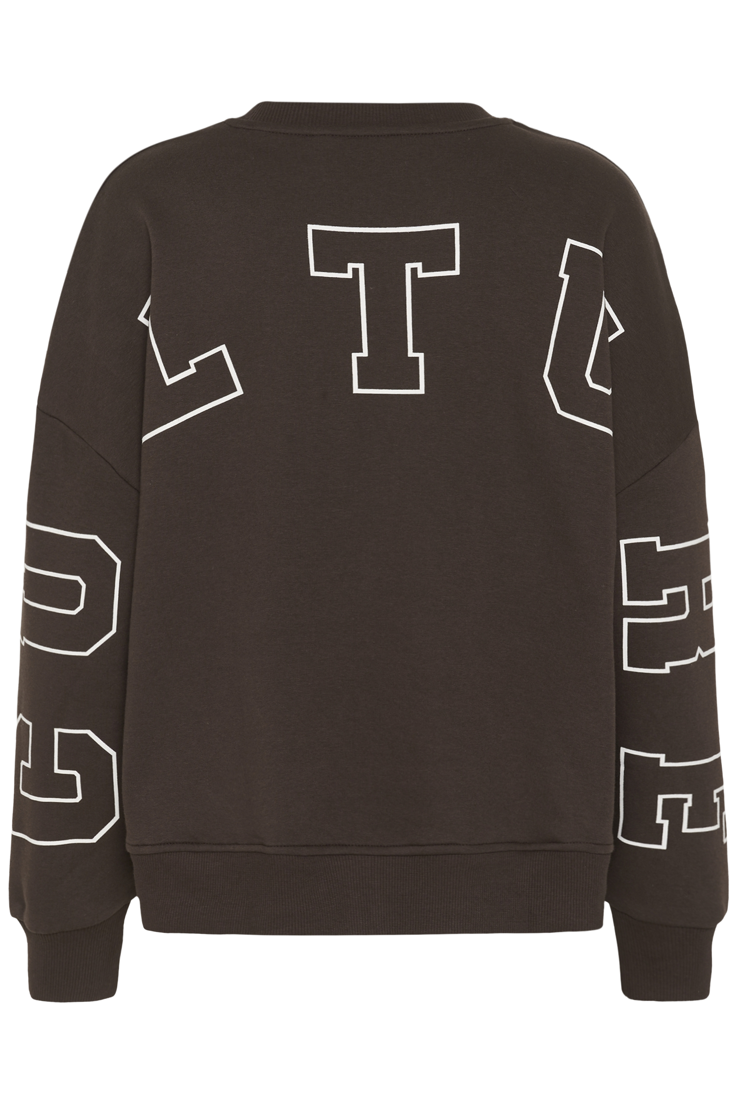 CUangela Charlie Sweatshirt Coffee Bean Tröja Med tryck