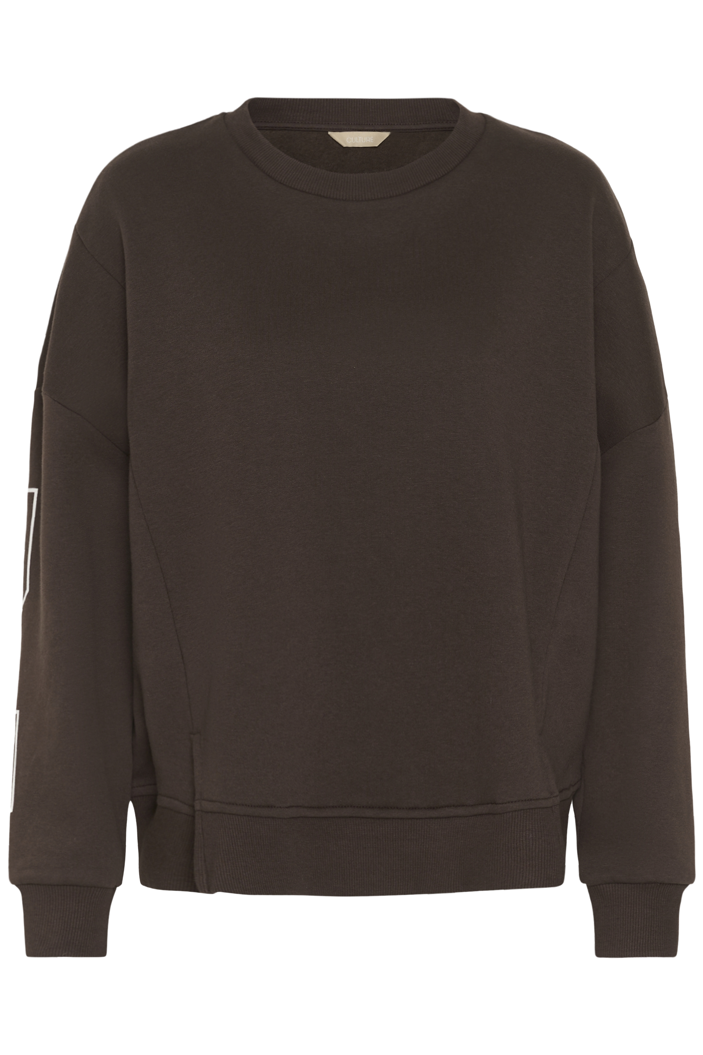 CUangela Charlie Sweatshirt Coffee Bean Tröja Med tryck