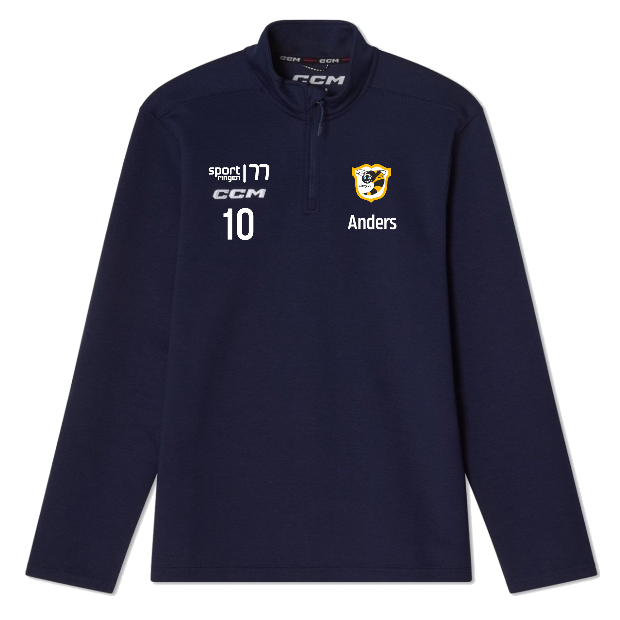 CCM Team Locker 1/4 Zip Tröja Senior (Järveds IF)