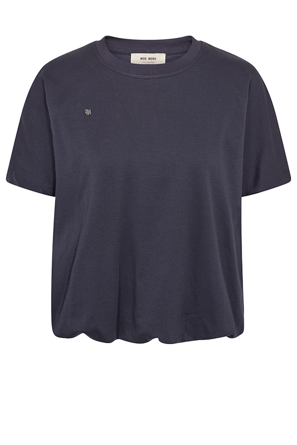 Mos Mosh - MMElli O-SS Balloon Tee Salute Navy