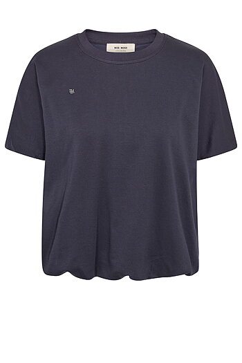 Mos Mosh - MMElli O-SS Balloon Tee Salute Navy