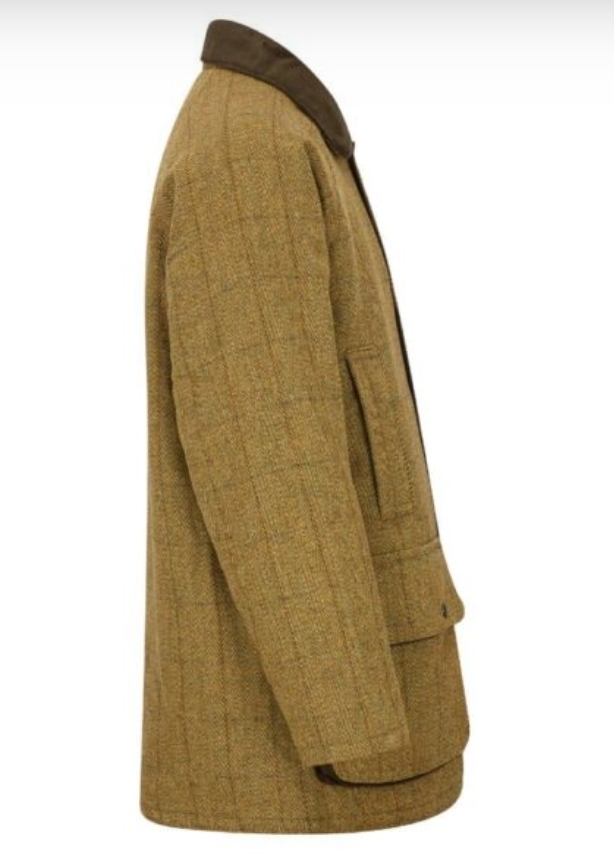 NU !!   50% RABATT*****  Engelsk Tweed - Derby Tweed Shooting Jacket - LIGHT SAGE - 4