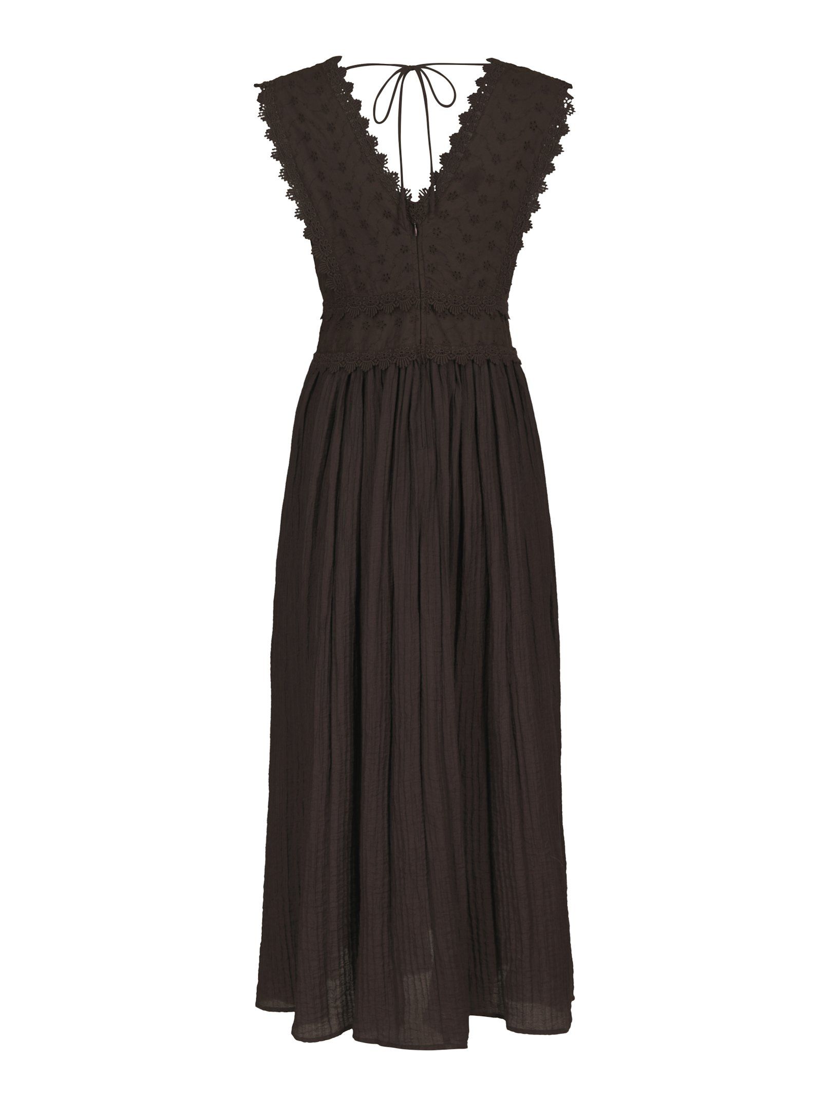 Neo Noir - Arista Lace Dress Dark Brown - 5