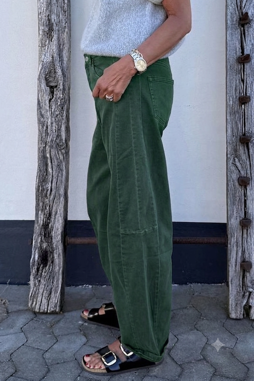 Cabana Living - Jude Barrel Jeans Army - 3
