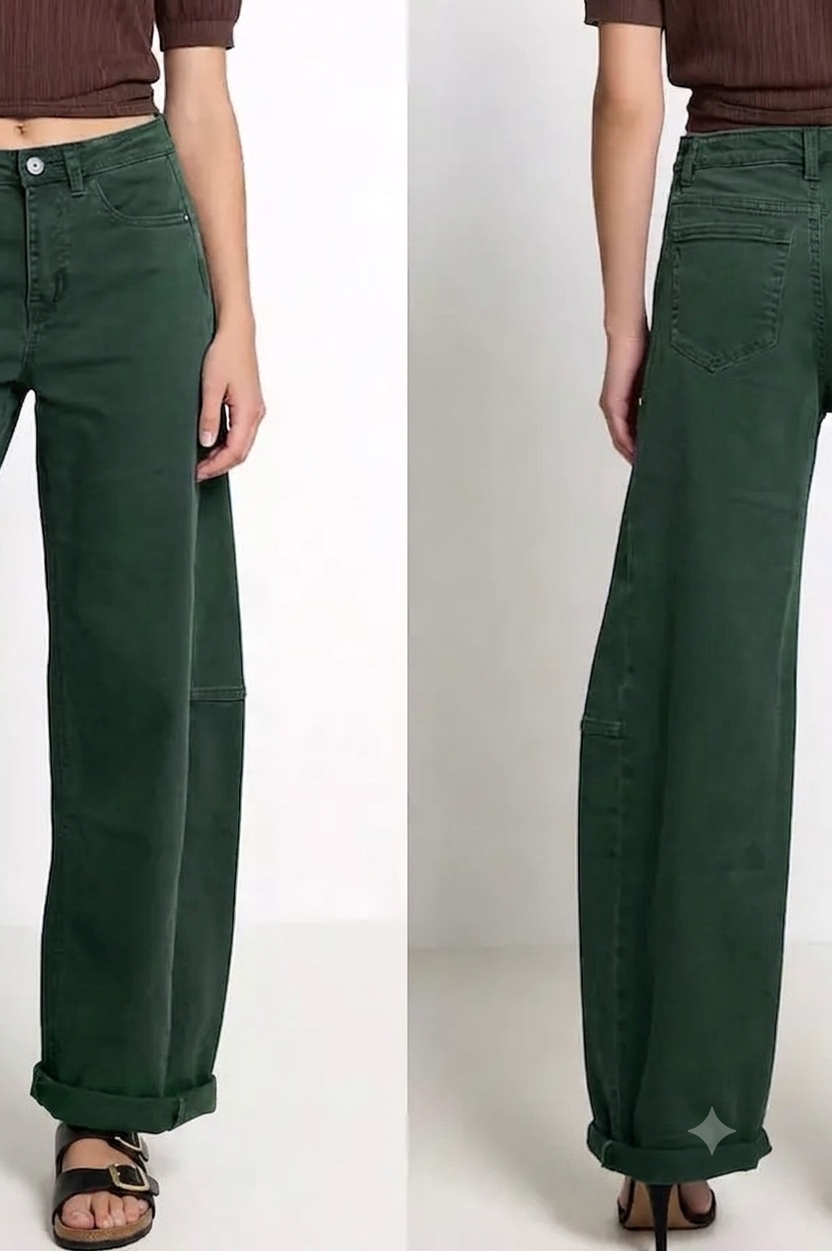 Cabana Living - Jude Barrel Jeans Army - 4