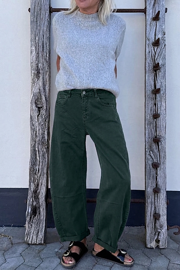 Cabana Living - Jude Barrel Jeans Army