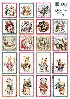 Klippark Marianne Design -Christmas Stamps