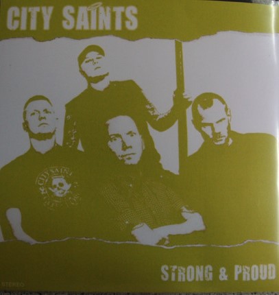 City Saints – Strong & Proud – EP (gult omslag)