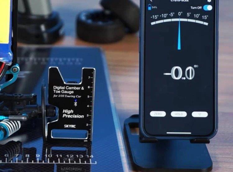 SkyRC Cambervinkel Mätare Digital Bluetooth CTG-015 1/10 - 8