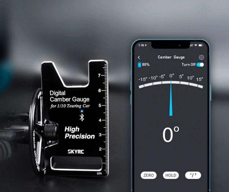 SkyRC Cambervinkel Mätare Digital Bluetooth CTG-015 1/10 - 5