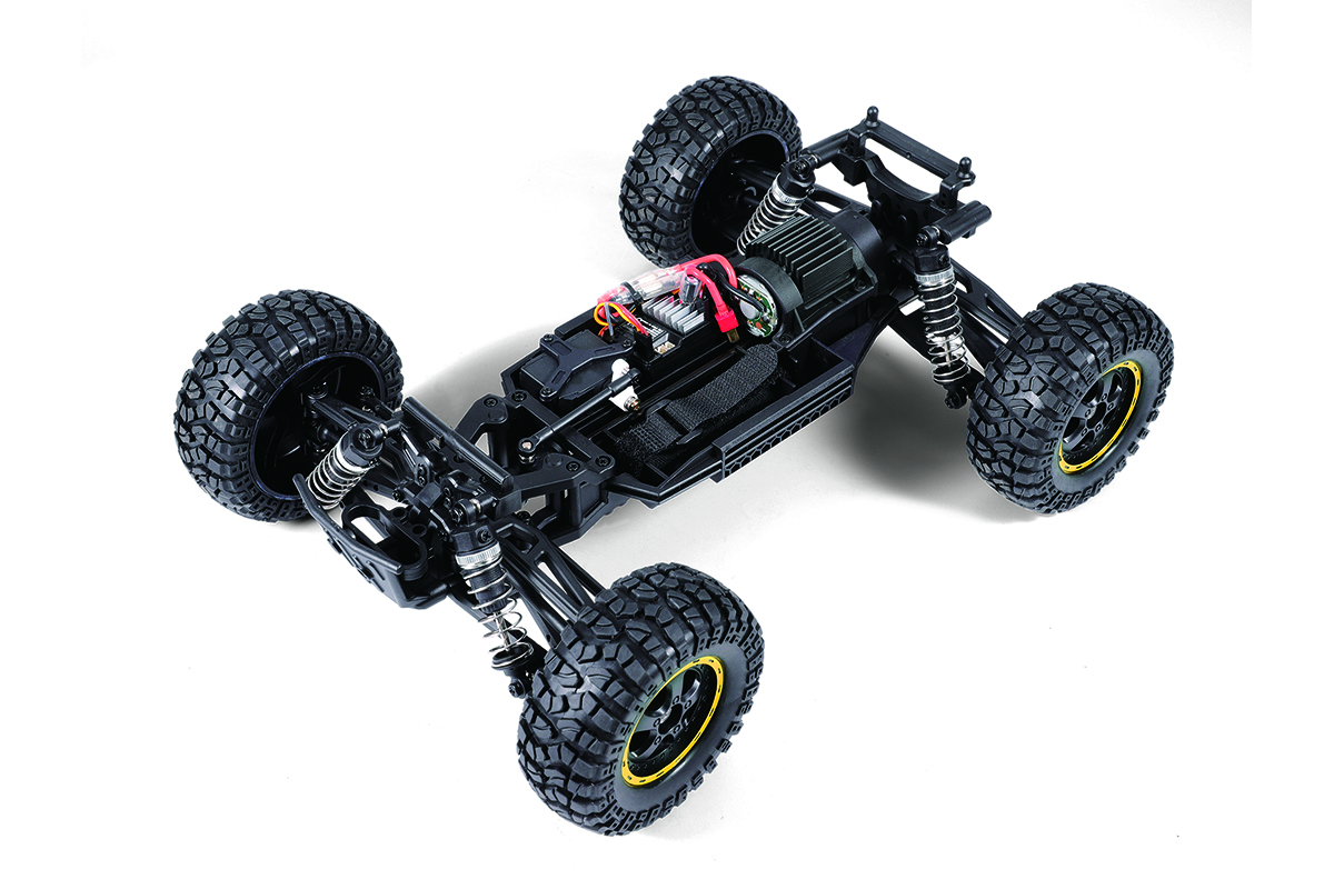 Blackzon 540227 Smyter DB 1/12 4WD Electric Desert Buggy - Yellow - 3