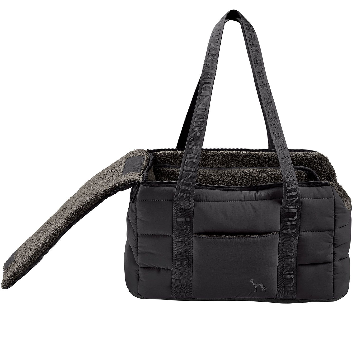 HUNTER 2-1 Carrying Bag Seoul incl. Blanket For Dog/Cat 45x22x24 cm Svart - 5