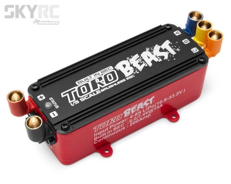 SkyRC Toro Beast 200A 1/5 fartreglage*