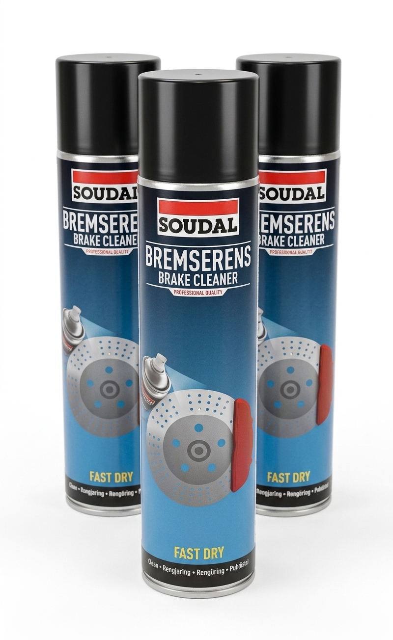 3 PACK BROMSRENGÖRING SPRAY 600ML