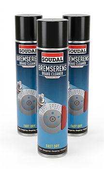 3 PACK BROMSRENGÖRING SPRAY 600ML