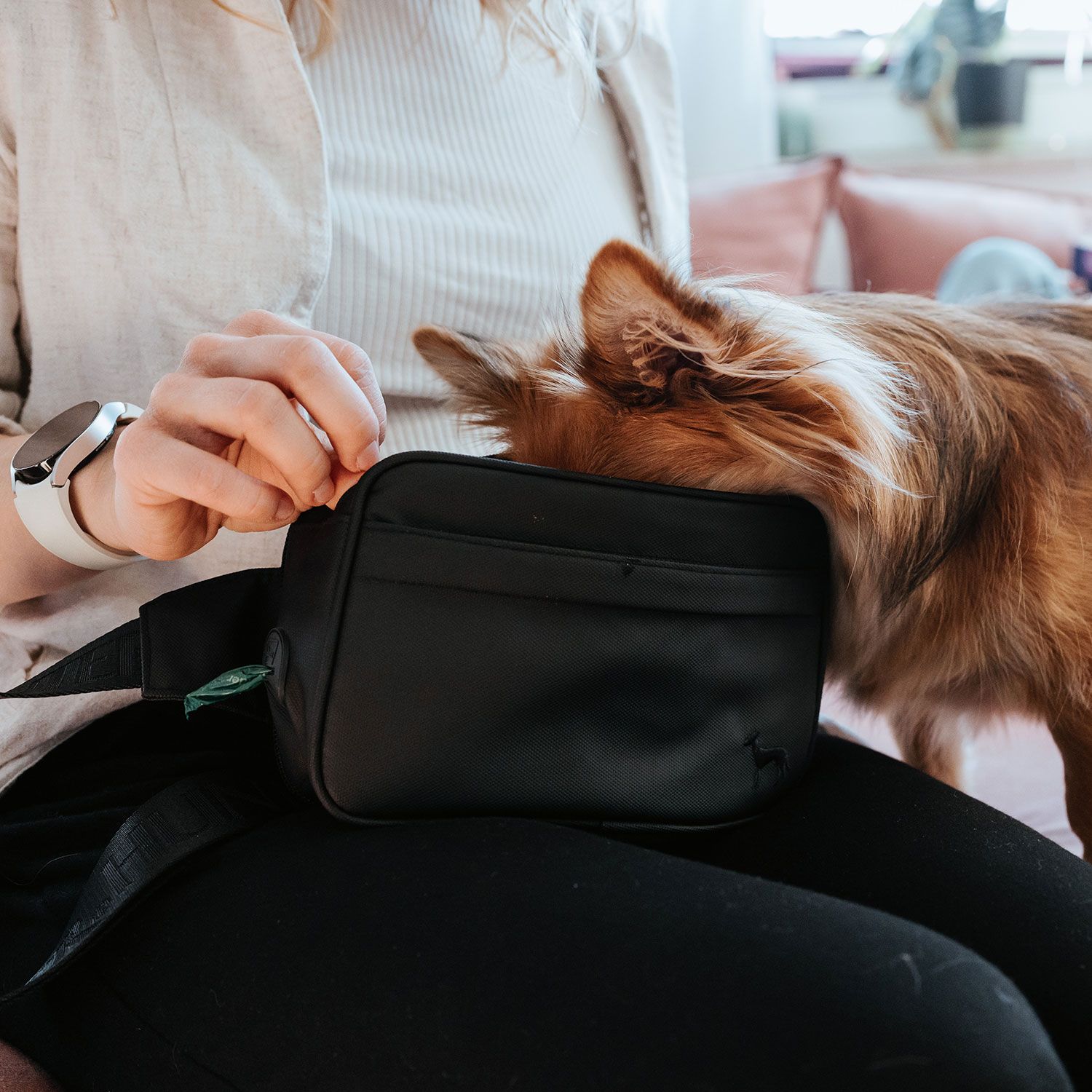 HUNTER Crossbody Väska Seoul ink. Filt Till Hunden/Katten Svart - 11