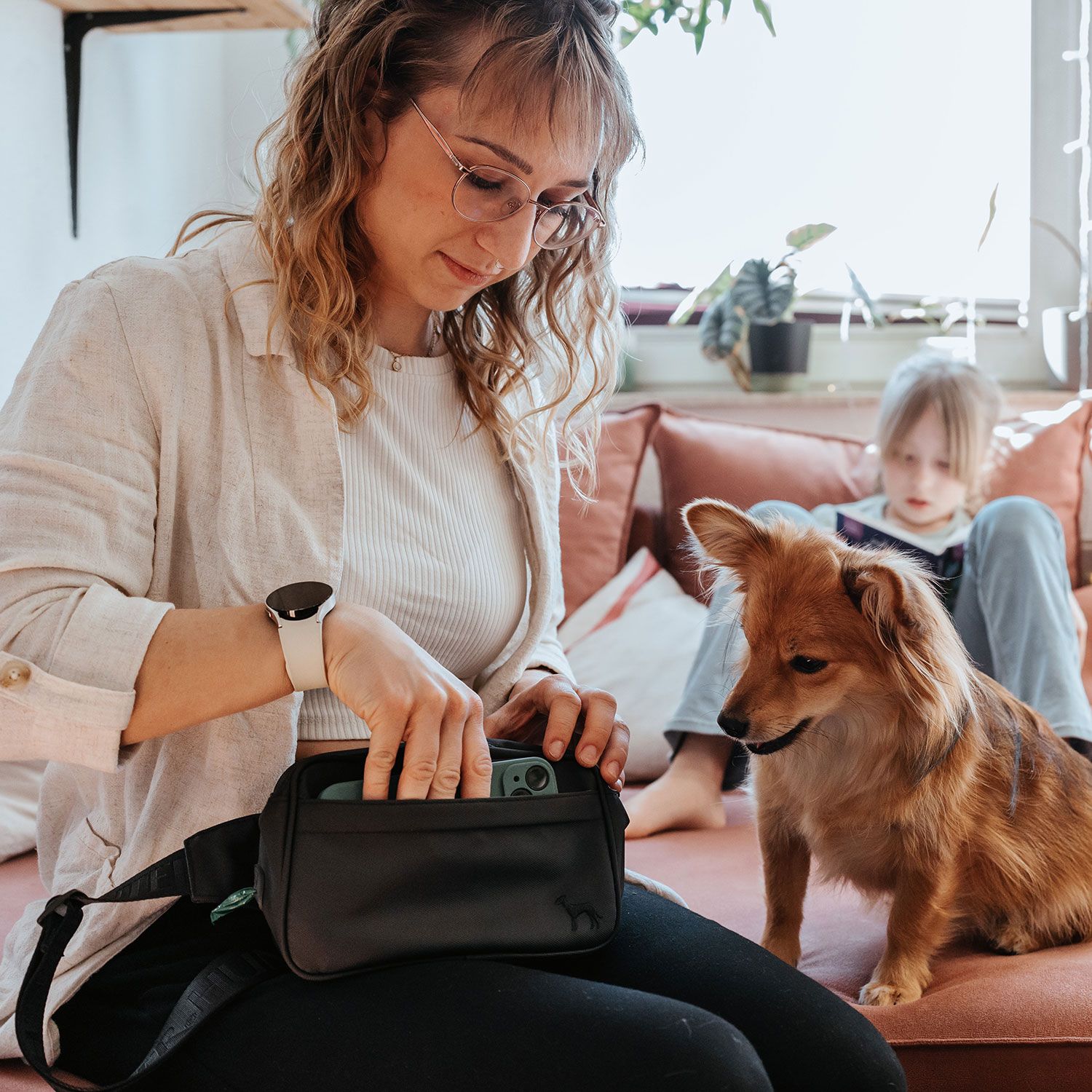 HUNTER Crossbody Väska Seoul ink. Filt Till Hunden/Katten Svart - 6
