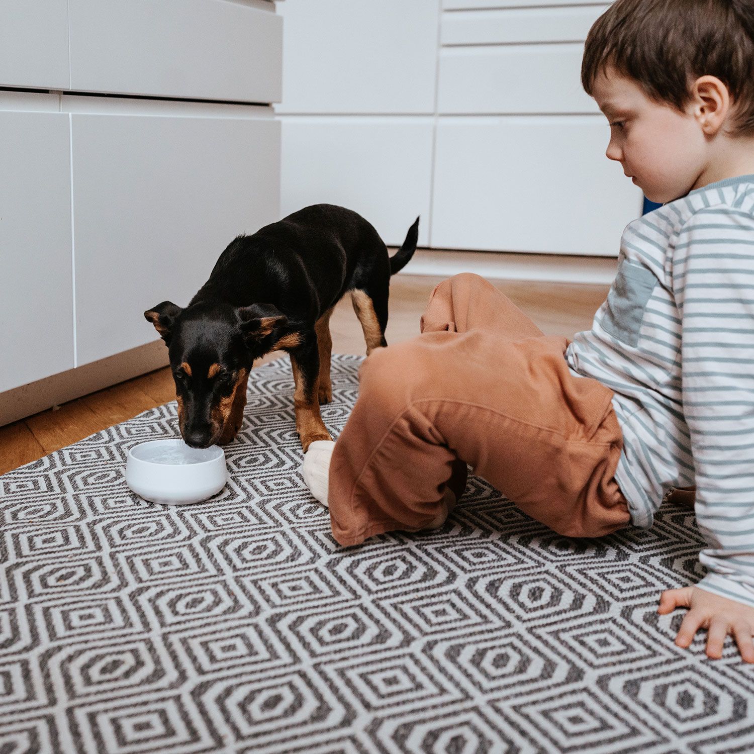 HUNTER Hundmatskål Mora Vit - flera storlekar  - 3