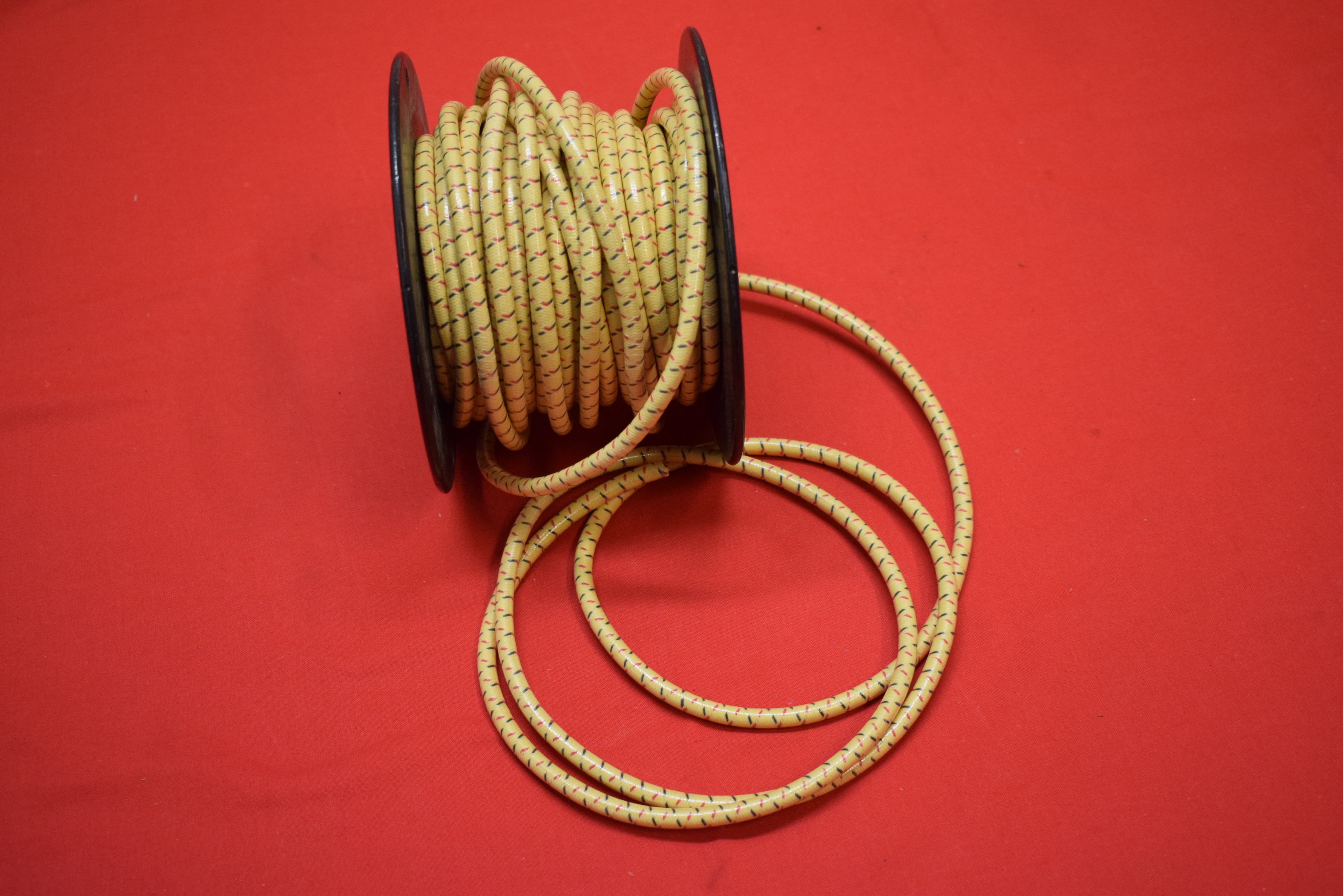Spark Plug Wire Yellow with Black & Red Tracer