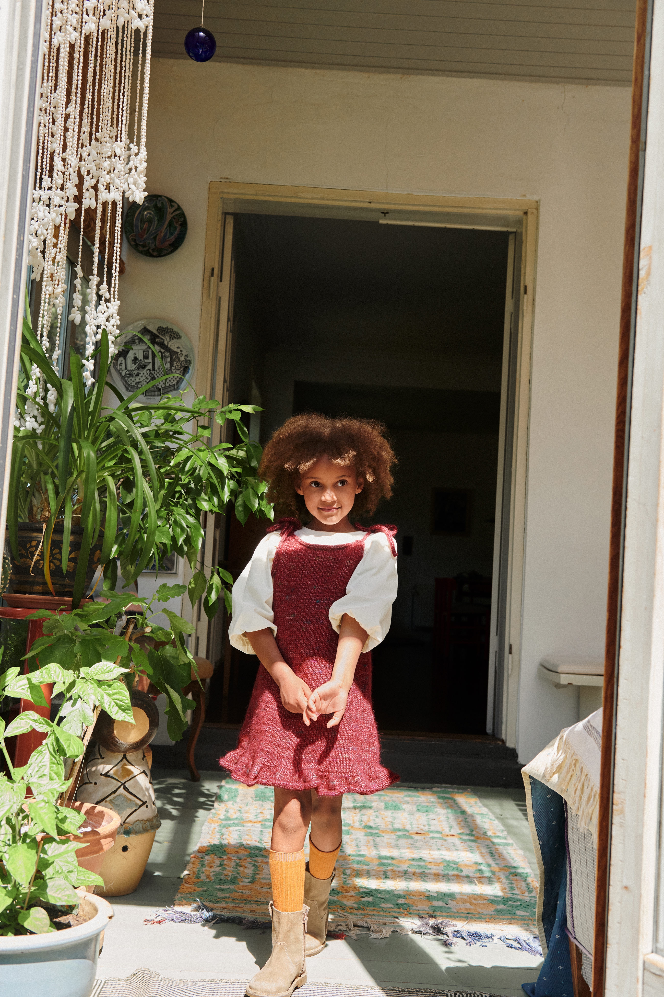 Sandnes Polly Dress junior 2605_02 (2-14 år) (18 m st 4,5) - 5