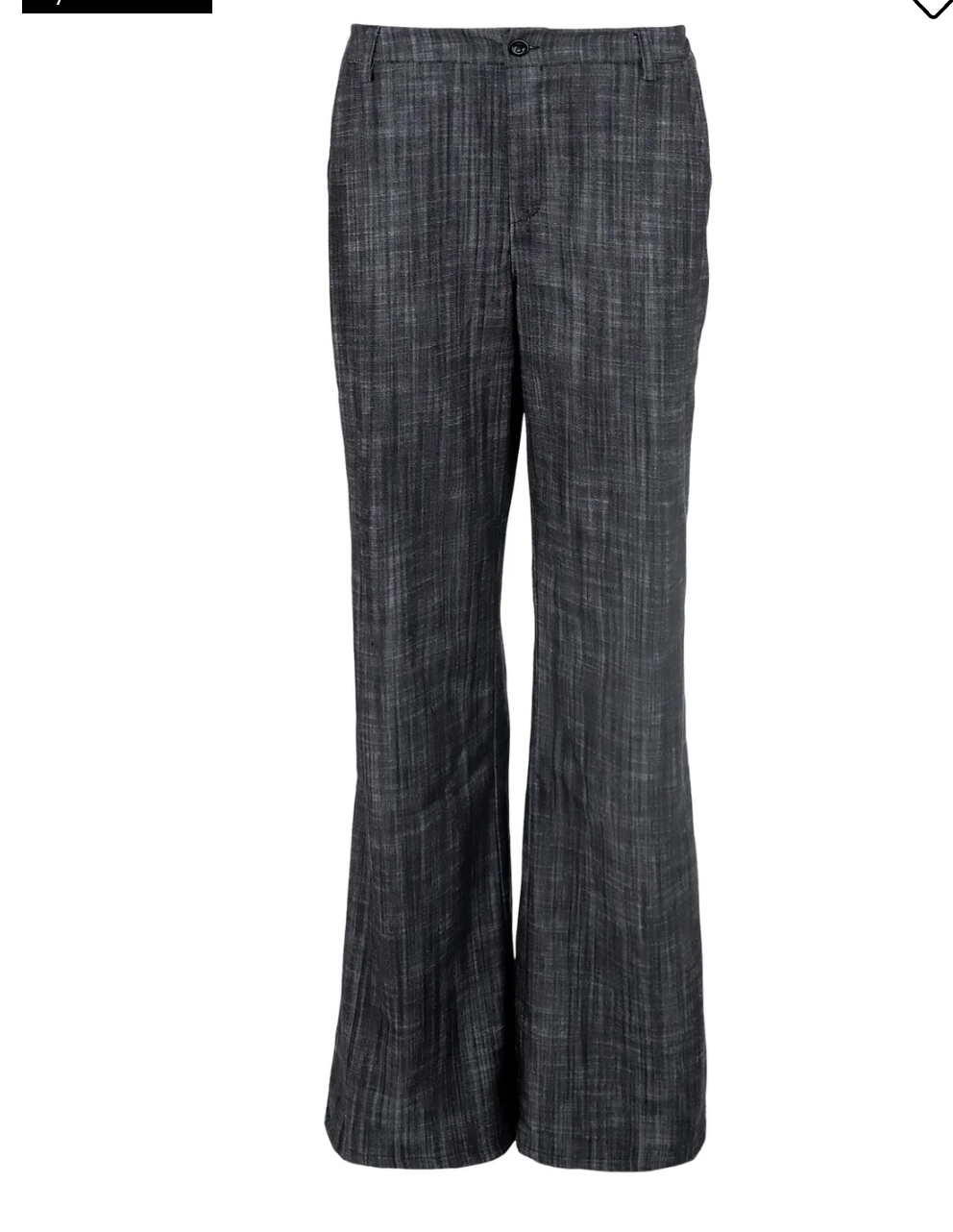 Black Colour- Box byxa svart denim