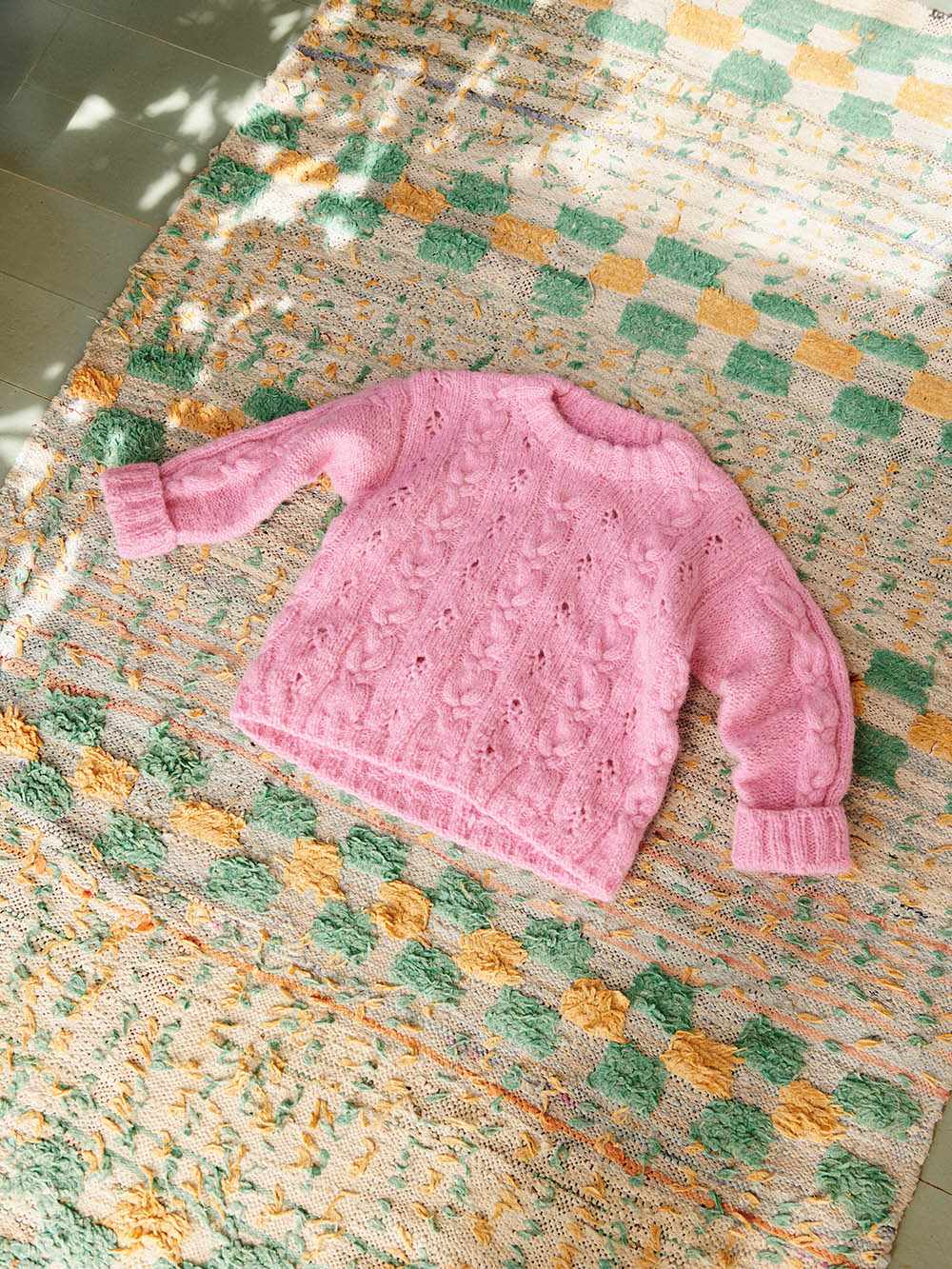 Sandnes Junia Sweater junior 2605_03 (2-14 år) (20 m flätst st 4) - 4