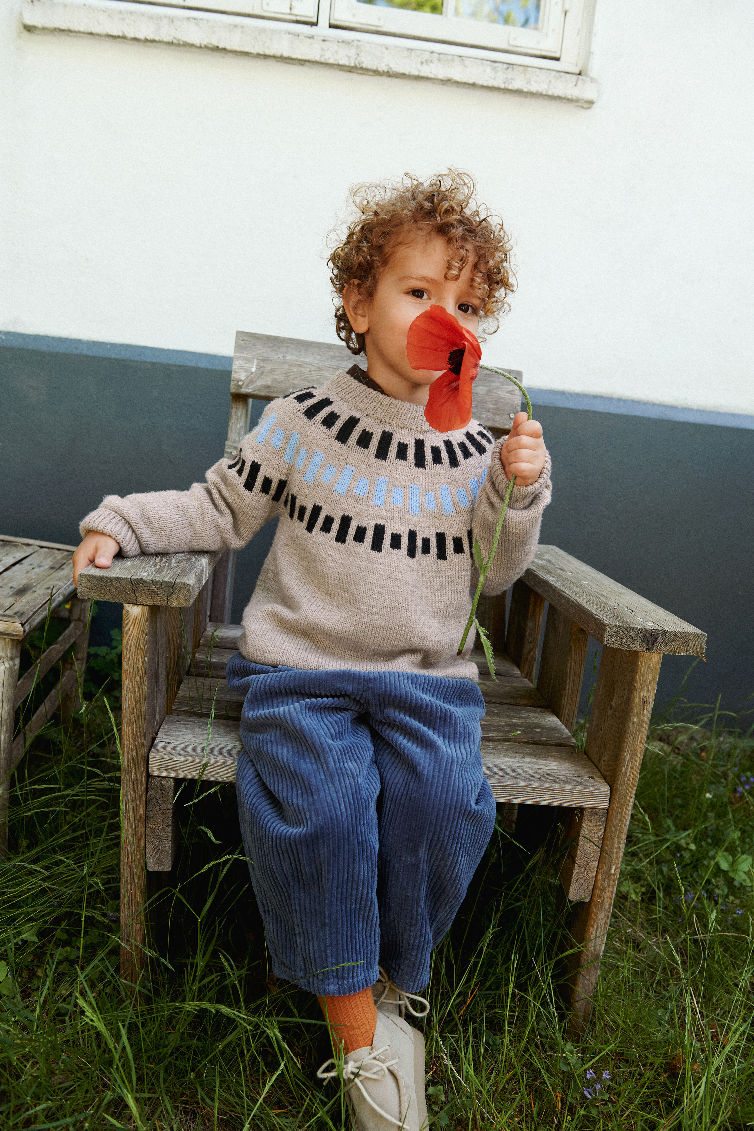 Sandnes Cole Sweater junior 2605_04 (2-14 år) (27 m flerfärgsstick st 3) - 4