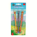 3-pack gelpenna med suddbart bläck, Fur-ever Friends