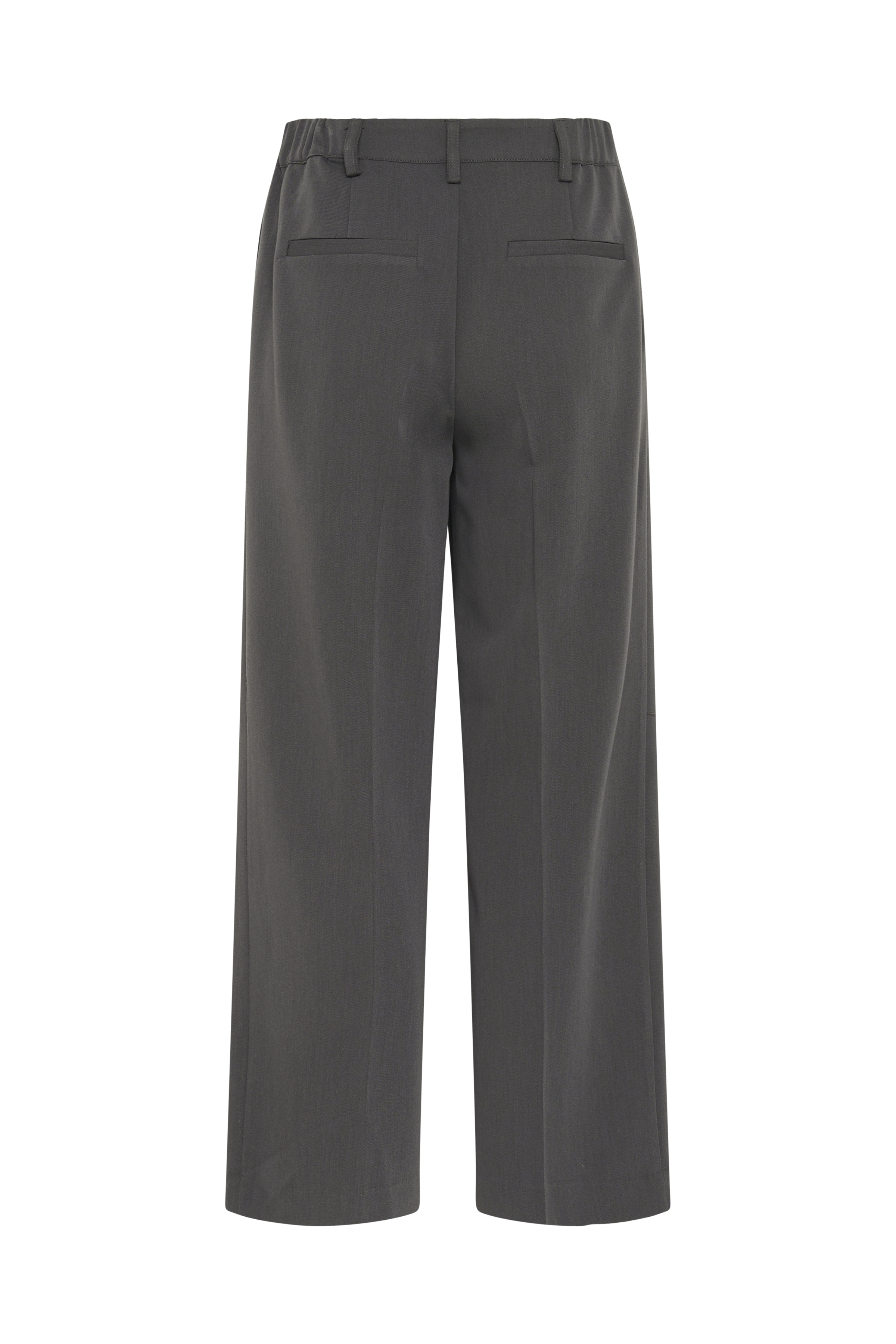 KAsakura Wide Pant Dark Grey Melange Mörkgrå Vid Byxa - 6