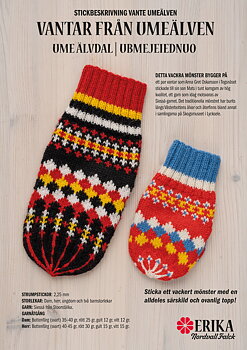 Knitting pattern mitten Umeälven