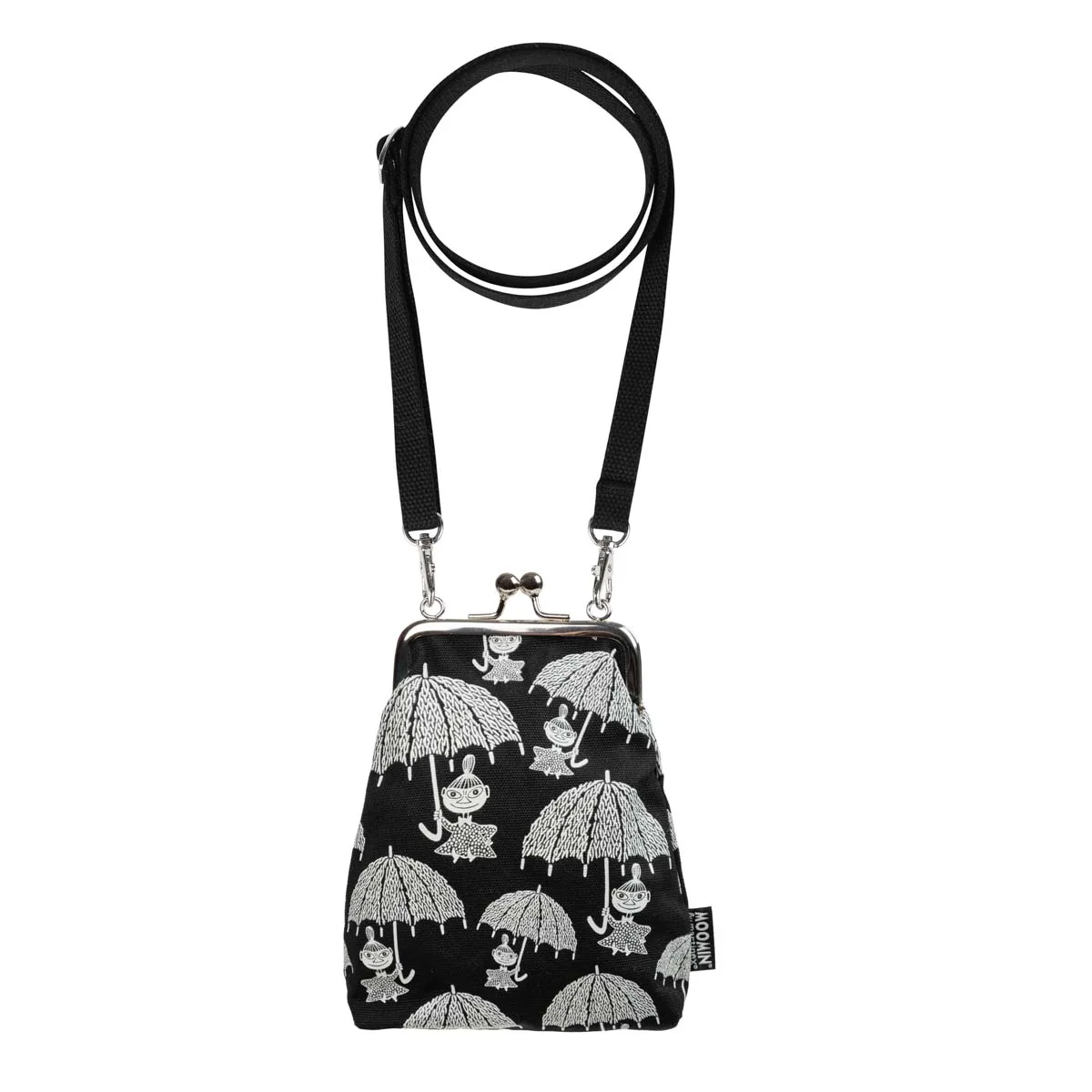 Little My Umbrella Shoulder Bag – Black & White